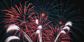 烟花夜空素材图片