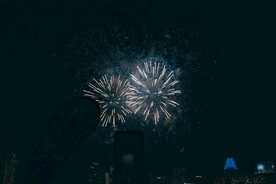 烟花夜空素材图片