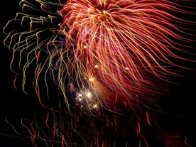 烟花夜空素材图片