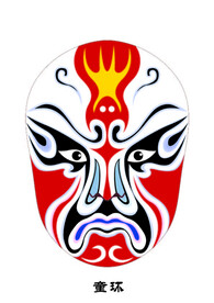 童环 脸谱 京剧