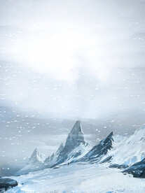 雪山背景