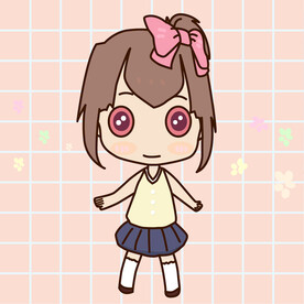 戴蝴蝶结的女孩