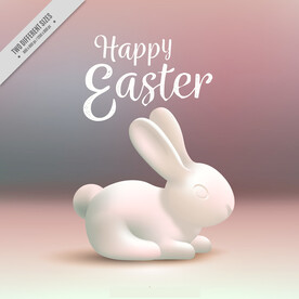 卡通兔子 3D兔子