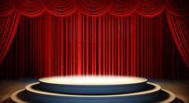 舞台幕布背景