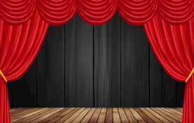 舞台幕布背景