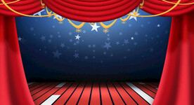 舞台幕布背景