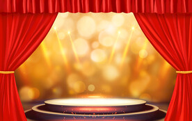 舞台幕布背景