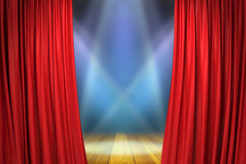 舞台幕布背景