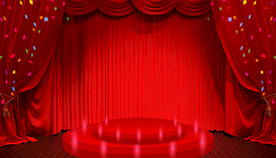 舞台幕布背景