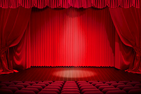 舞台幕布背景
