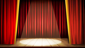舞台幕布背景