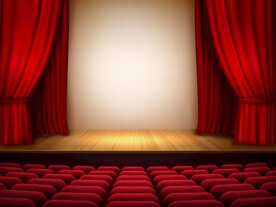 舞台幕布背景