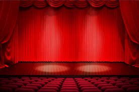 舞台幕布背景