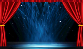舞台幕布背景