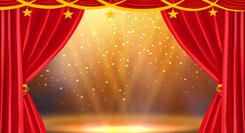 舞台幕布背景
