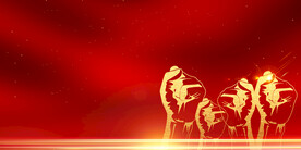 红色背景