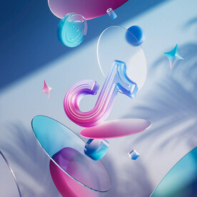 抖音元素背景图