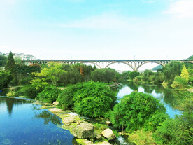 贵州花溪十里河滩湿地