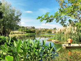 贵州花溪十里河滩湿地