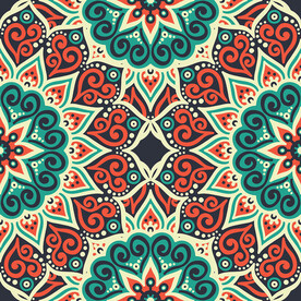 民族风几何图案