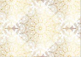 民族风几何图案圆