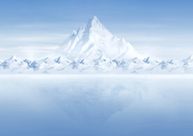 雪山背景海报合成场景背景