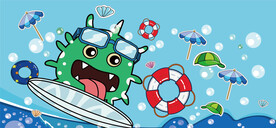 小怪兽冲浪