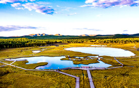河北塞罕坝七星湖湿地