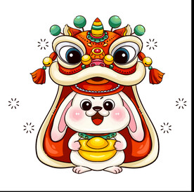 兔年狮子兔