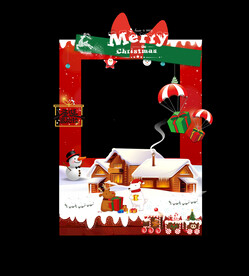 圣诞节拍照框