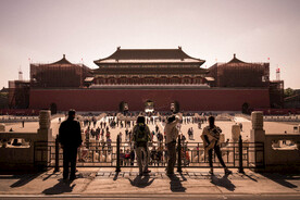 修缮的故宫少见