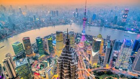 上海全景鸟瞰图