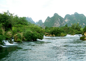 广西大新黑水河湿地公园