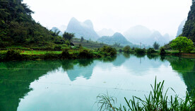 广西大新黑水河湿地公园