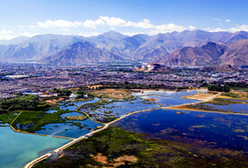 西藏拉萨拉鲁湿地