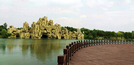 山东汶上莲花湖湿地公园