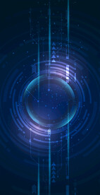 智能信息数据代码背景