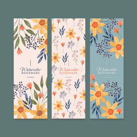 卡通花背景模板