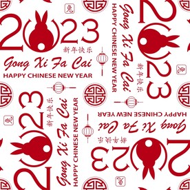 春节兔子素材兔子元素图案 