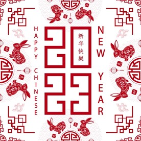 春节兔子素材兔子元素图案 