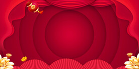 红色喜庆背景