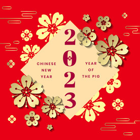 2023 新年快乐 新春海报 