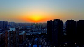 郑州落日