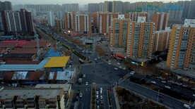 俯瞰郑州航拍城市