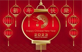 新年兔年贺岁2023主题贺岁素