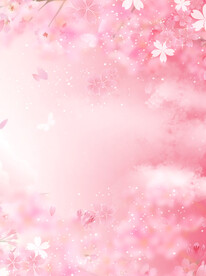 粉色唯美樱花背景