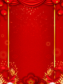 红色背景