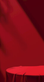 红色桌布背景