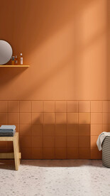 橙色屋内空间场景