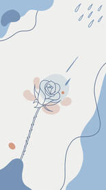 极简风插画背景